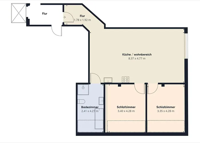 아파트 Cec-spezial, 2 Nebeneinander, Bis 12 Personen, Klimaanlage, Parkplaetze